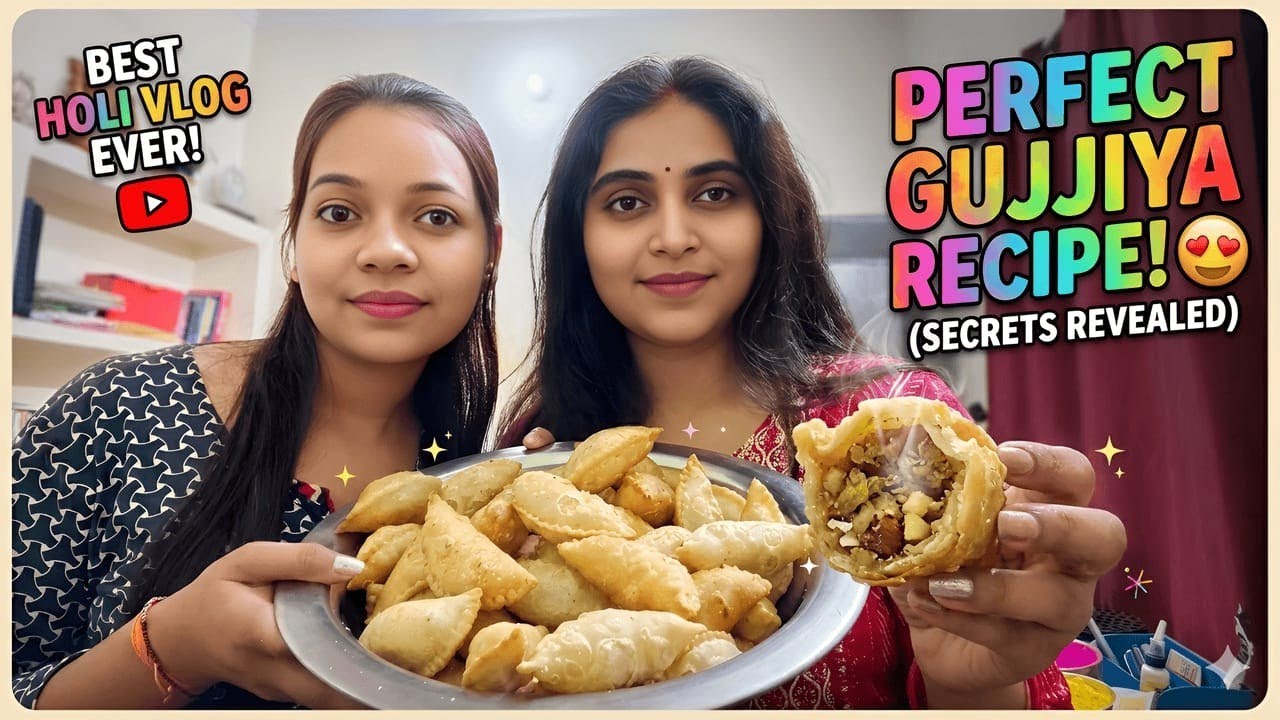 HOLI VLOG 2026 | Gujhia Preparation at Home 😍 | Family Masti & Jokes 😂 | Vartika Ko Mila Neg 💰