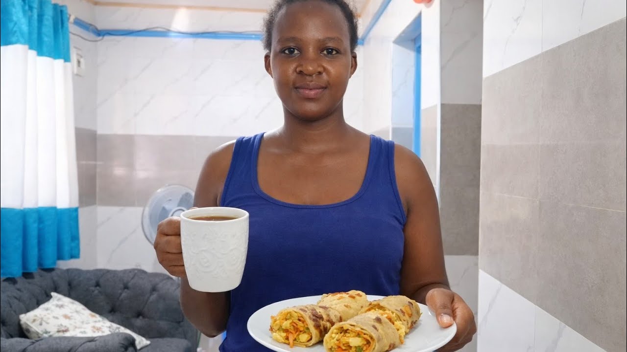 Easy Chapati Egg & Carrot Wrap Recipe | Quick Breakfast Idea