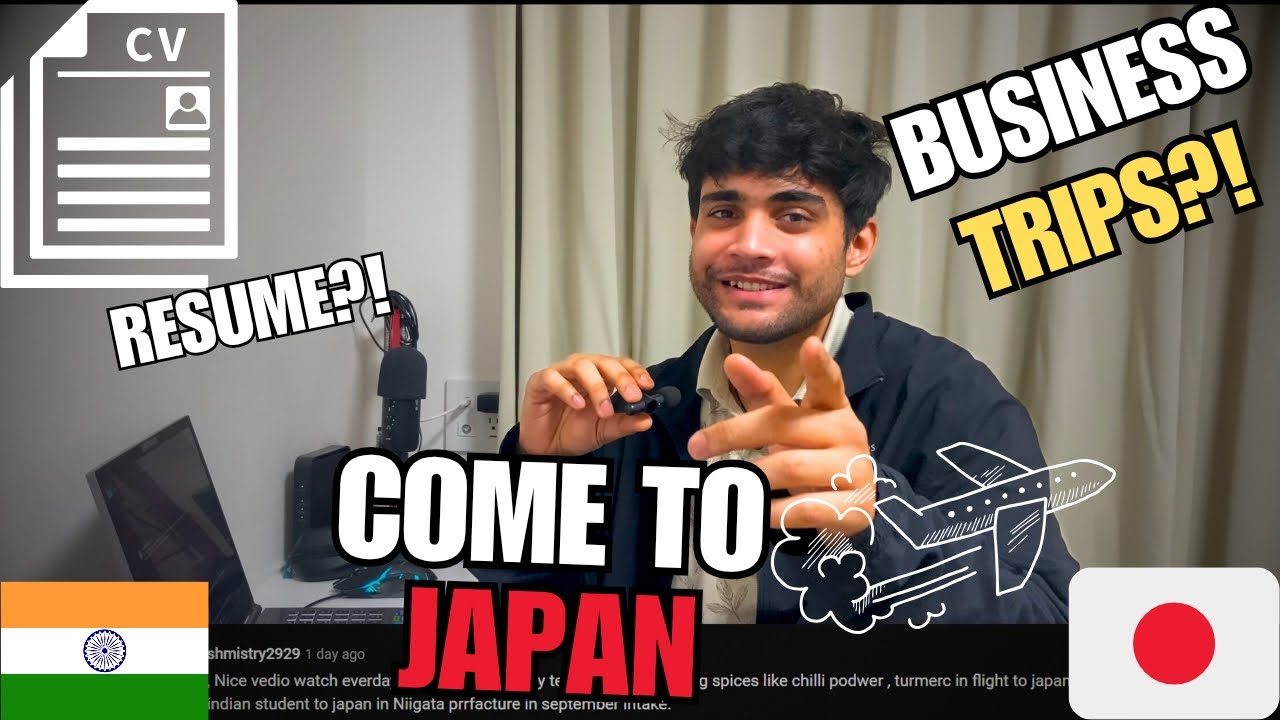 Daily Vlog | How to Come to Japan, Resumes & Business Trips! 🇯🇵💼 | Indian in Japan 🇮🇳
