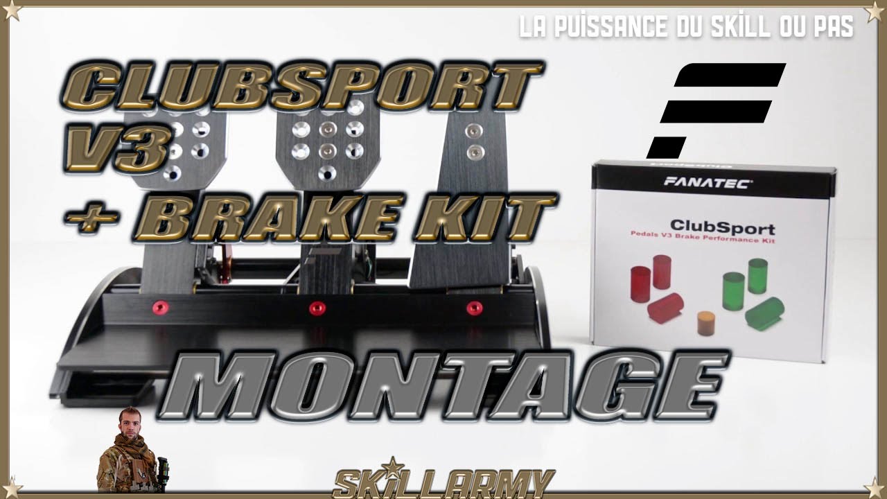 FANATEC CLUBSPORT V3 + BRAKE PERFORMANCE KIT #MONTAGE