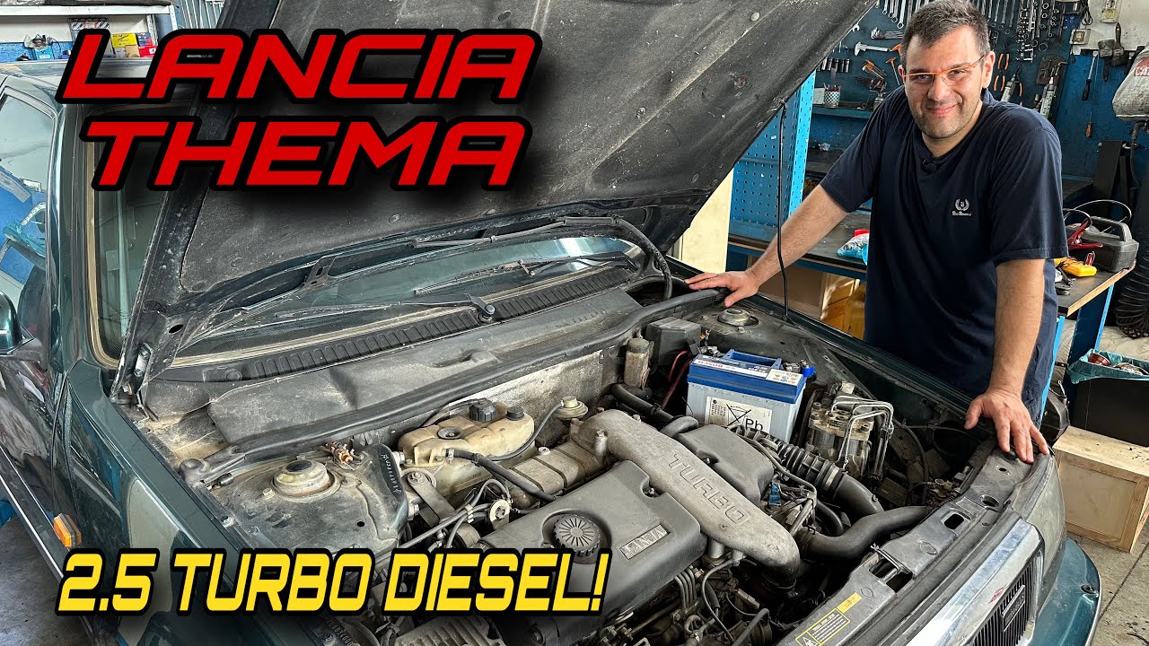 Lancia Thema 2.5 Diesel, dopo 16 anni ferma rimettiamola in sesto!