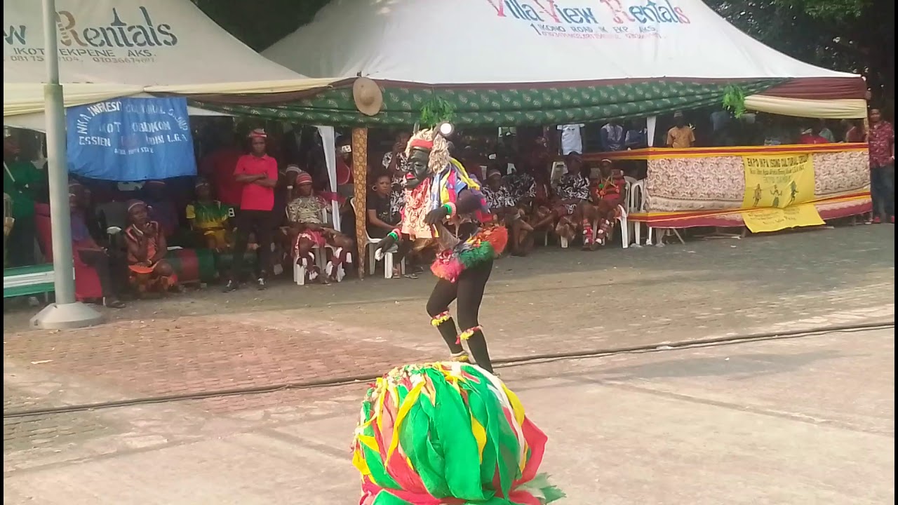 African traditional culture - Ekpo Annang (masquerade) dance