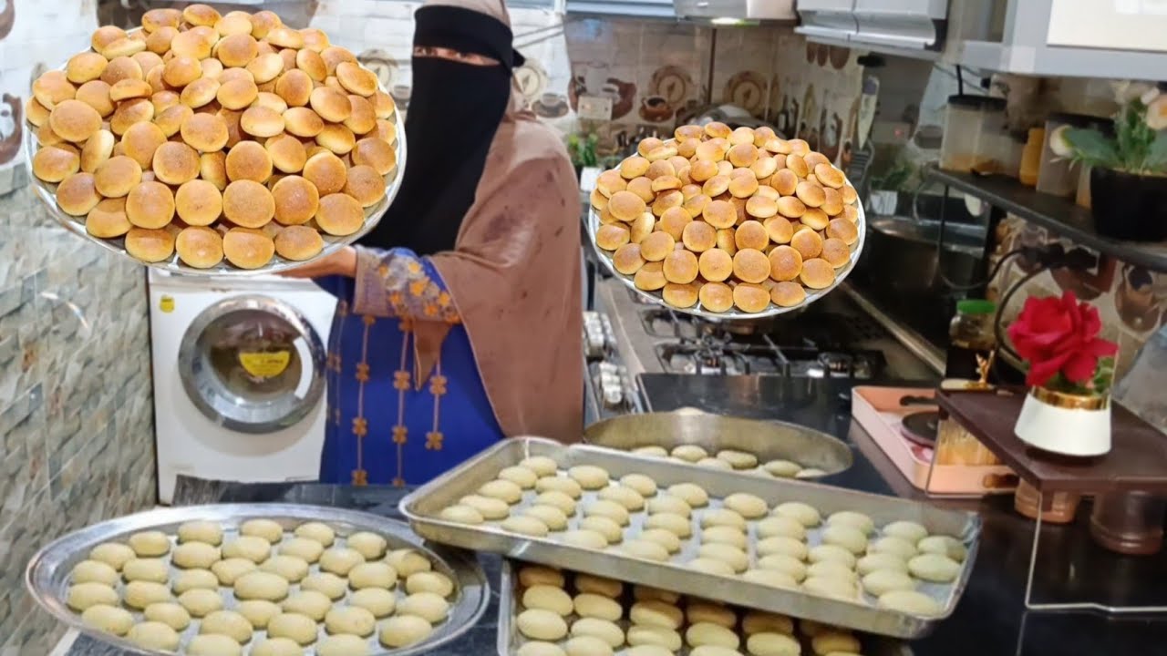من النهارده مش هتشتري مخبوزات الافران بكيلو دقيق هتعملي اكبر كميه قشطه الافران هشه وقطنيه ومقادير👌