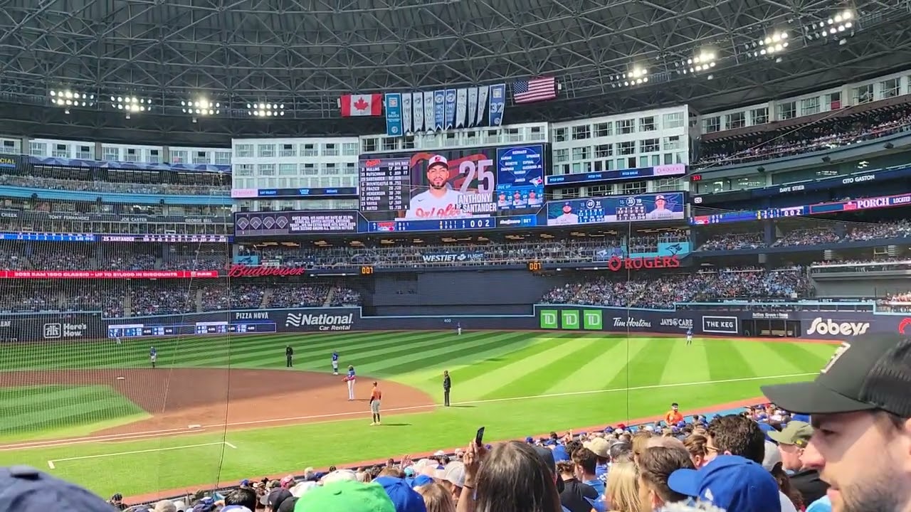 Rogers Centre 2023 (Toronto Blue Jays) View From Section 117R Row 25 + Roof Opening During Play!
