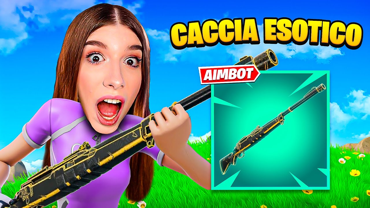 GIOCO con IL FUCILE DA CACCIA ESOTICO e DISTRUGGO TUTTI!! FORTNITE ITA