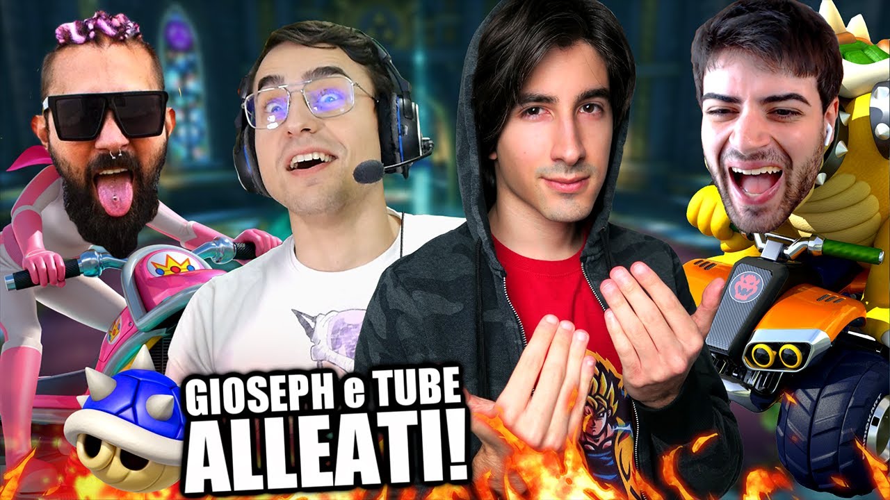 Alla FINE è SUCCESSO.. GIOSEPH e TUBE si ALLEANO vs BLAZI e NINHO - Mario Kart 8 Deluxe Gameplay ITA