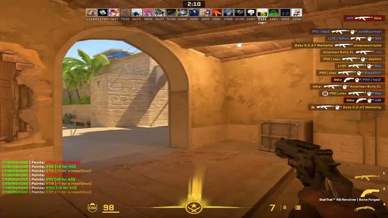 I tried the revolver