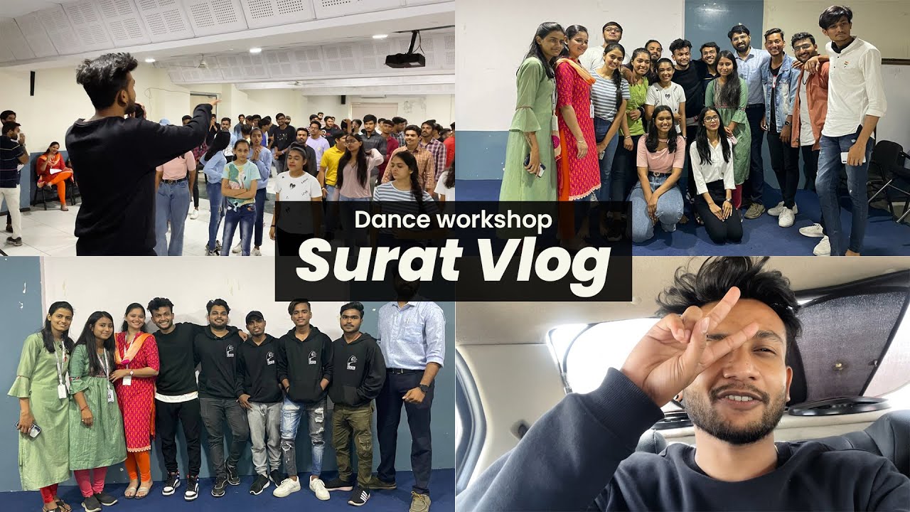 Surat Dance Workshop | Vlog 3 | Hitesh Shah