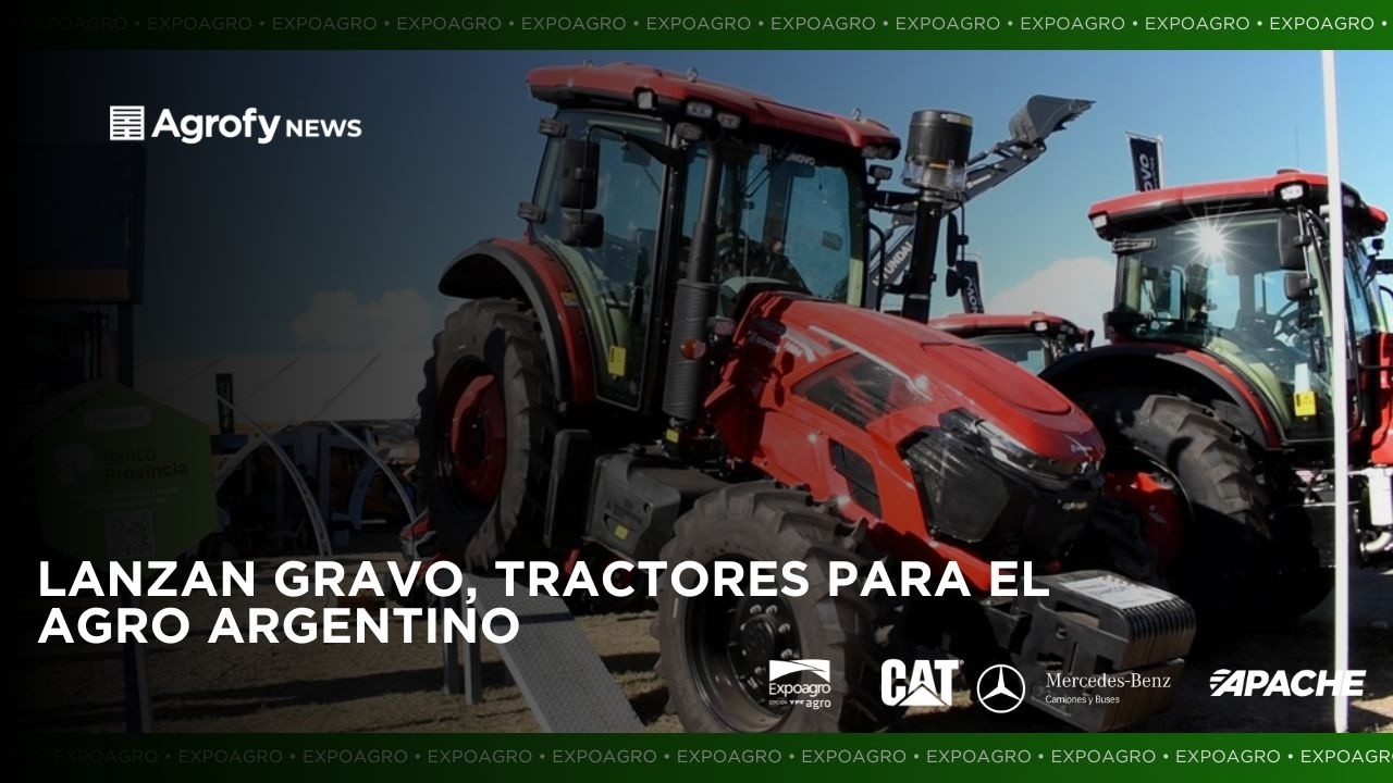 Econovo pisa fuerte en la alta potencia: lanza Gravo, tractores para el agro argentino