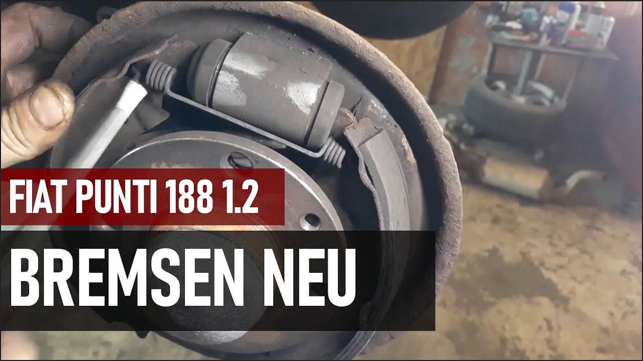 Neue Trommel Bremse - Wir zeigen wie! Fiat Punto 188 1.2 #cars #fiat #brake