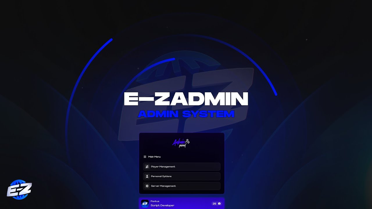[ESX] E-ZAdmin | FiveM Admin System