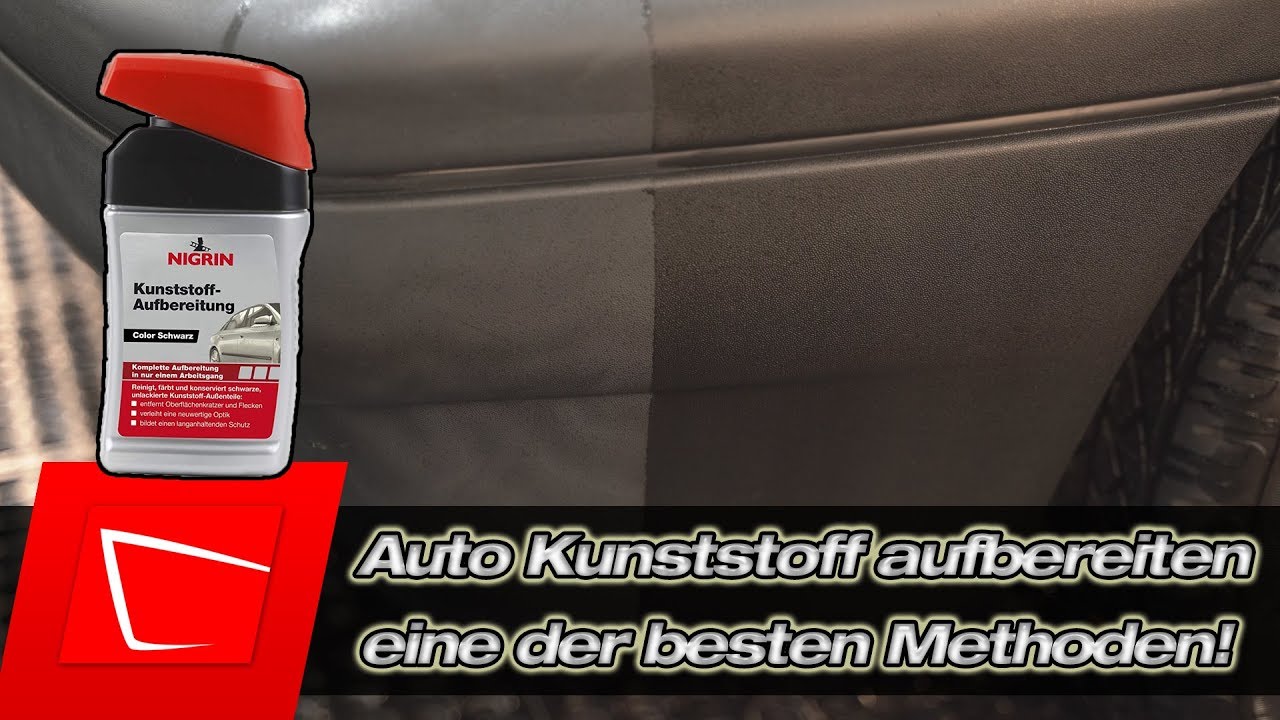 Auto Kunststoff aufbereiten - Ausgeblichene Kunststoffe aufbereiten mit langer Standzeit!