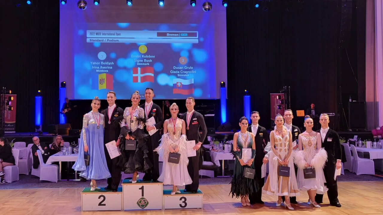 Dance sport festival -Ballroom dance  2022 in Bremen, Standard Tanz