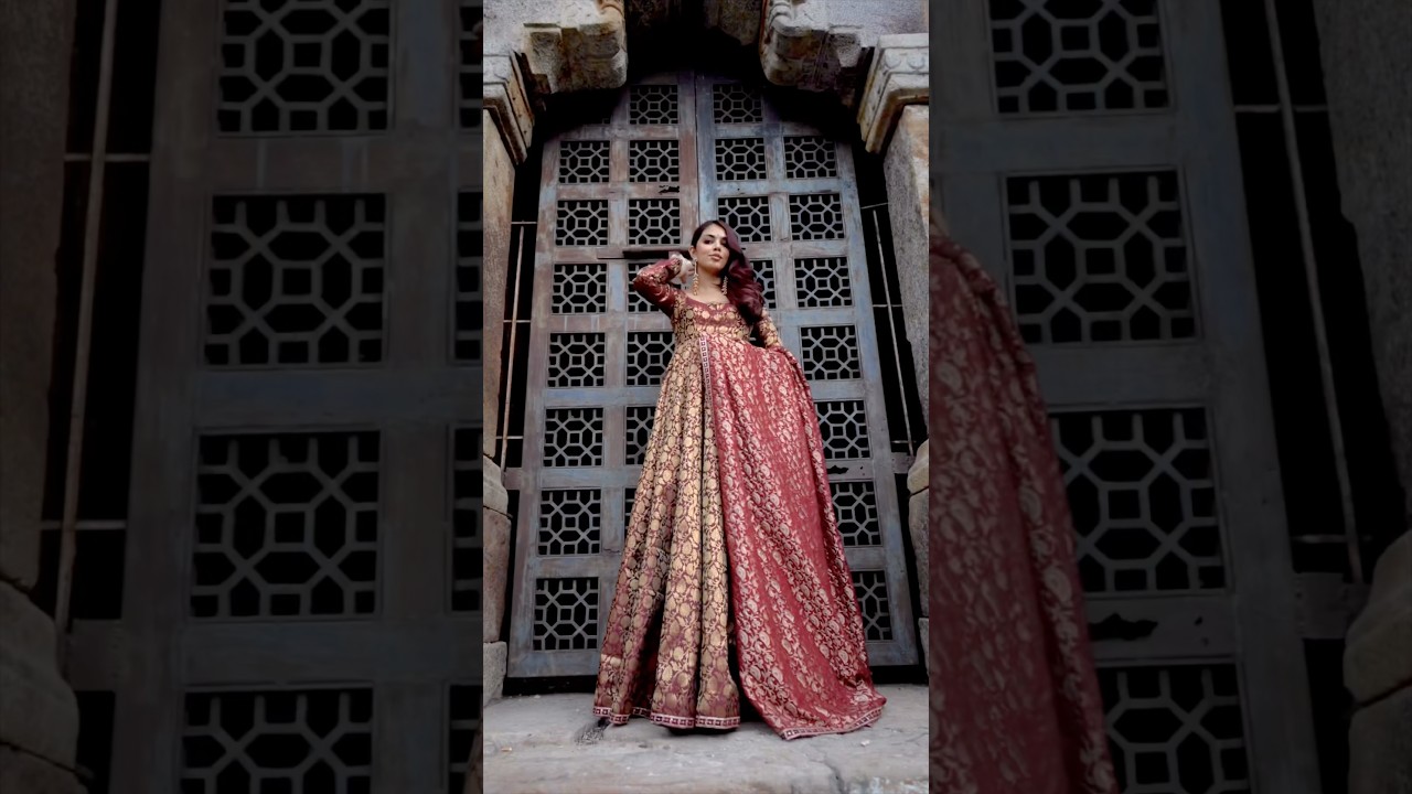 Anarkali Suit from Scratch 🌙✨ #SafarENoor Episode 5✨ #shorts2025 #outfitfromscratch #anarkali