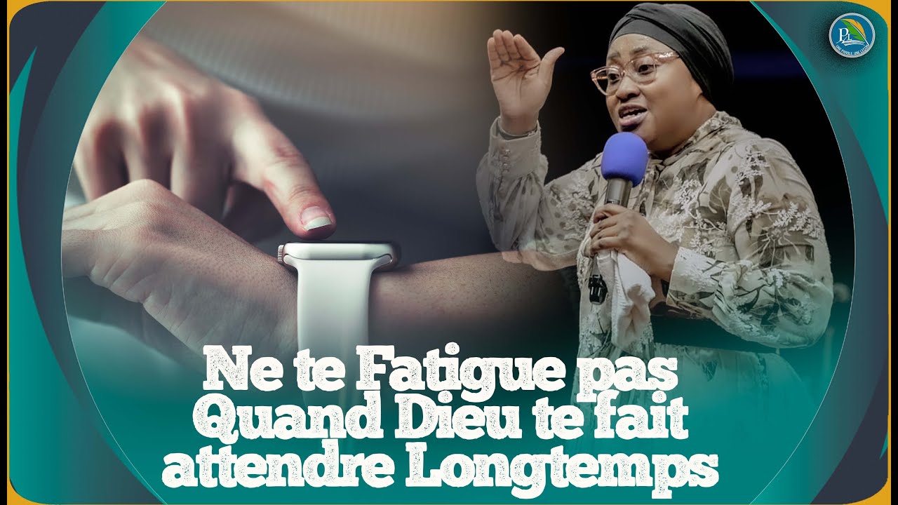 Pasteur joelle kabasele | Ne te fatigue pas quand Dieu te prepare longtemps
