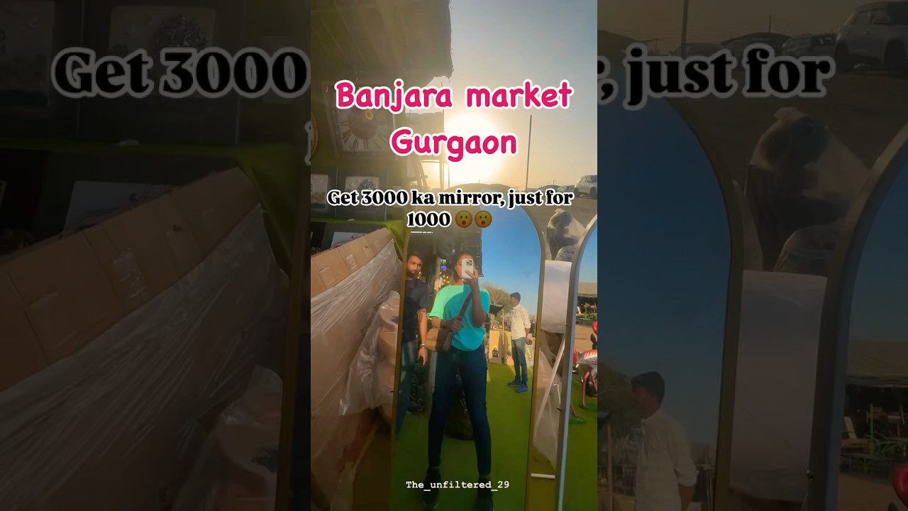 Banjara market Gurgaon #travel #bargainingskills #banjaramarketgurgaon #newbanjaramarket