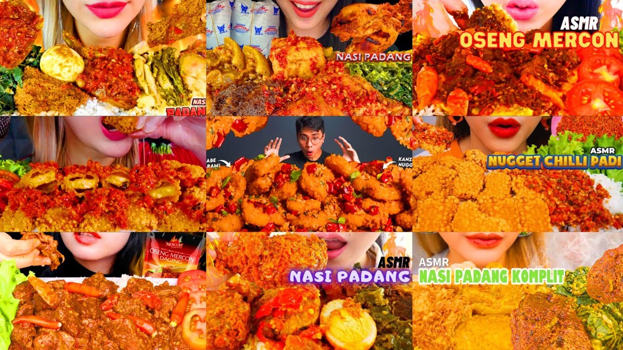 SPICY INDONESIAN FOOD MUKBANG COMPILATION * BIG BITES SATISFYING INDONESIAN FOOD EATING SHOW 
