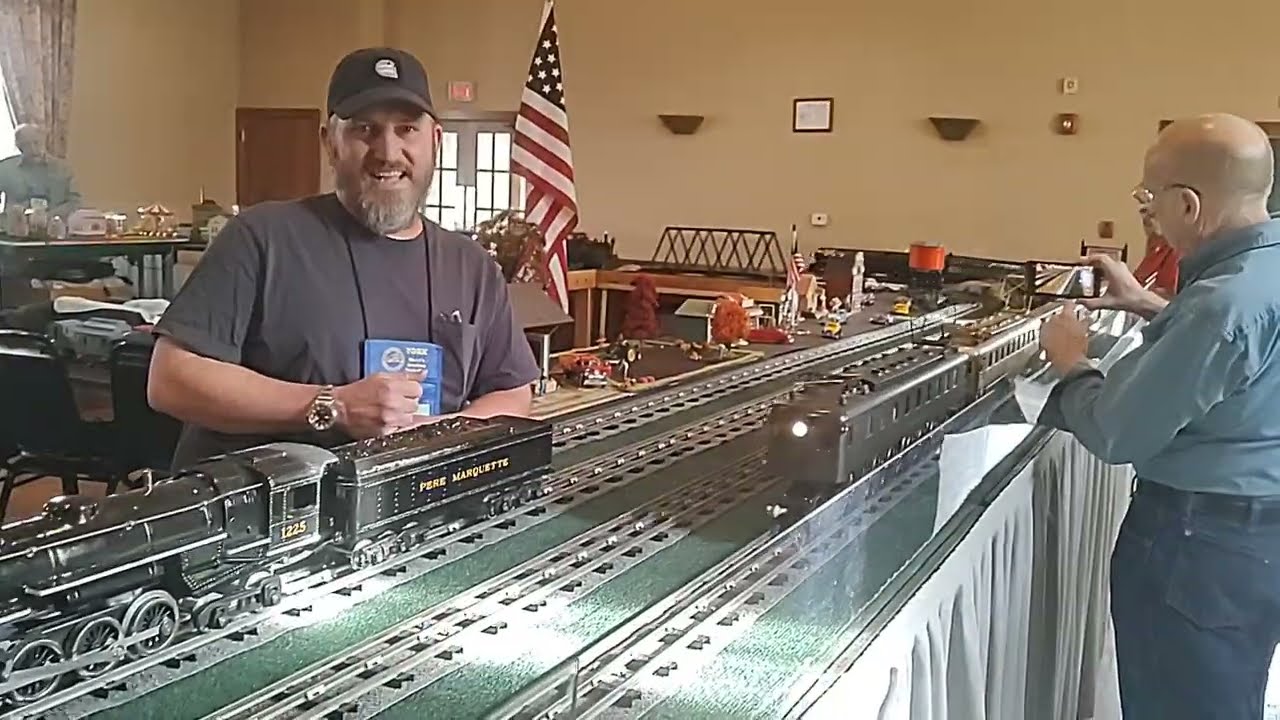 Standard Gauge Modular Assoc York PA TCA toy train show April 2025 