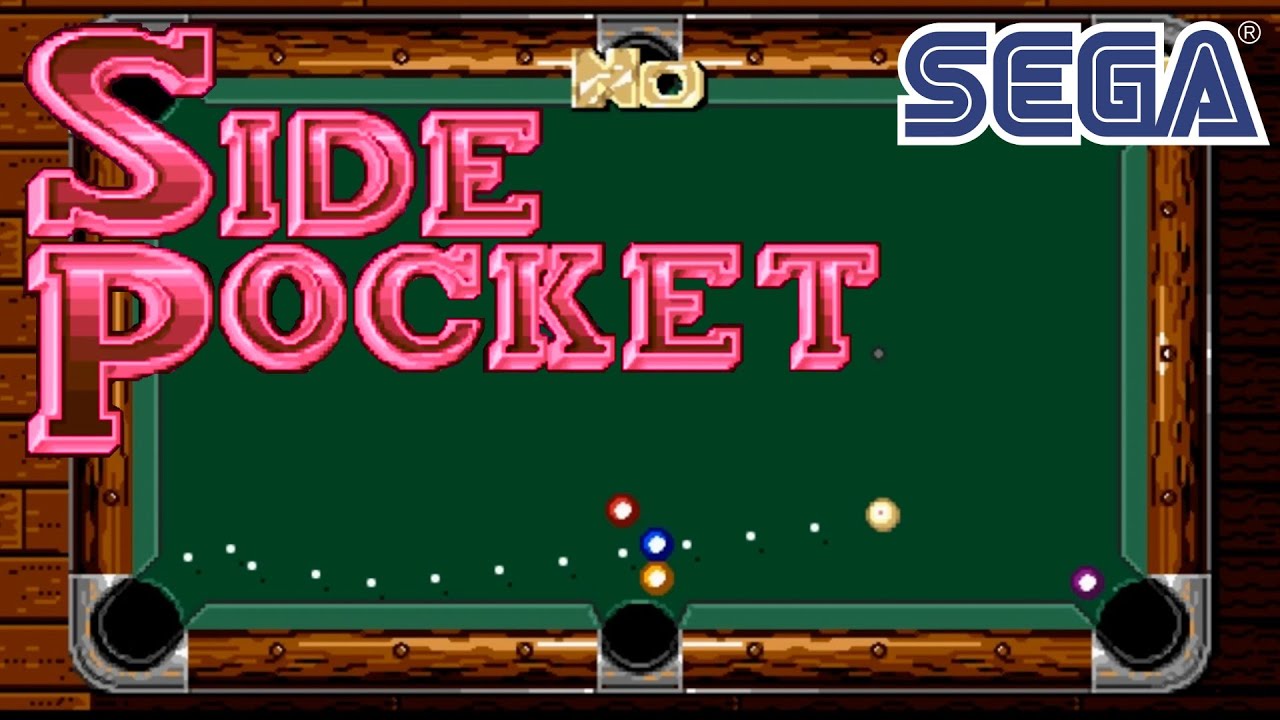 Side Pocket (16 Bit Sega Genesis) - Полное прохождение Бильярда на Сеге - Walkthrough no commentary