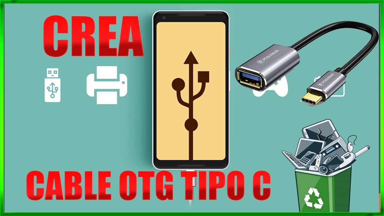 Como hacer cable OTG tipo C casero diagrama