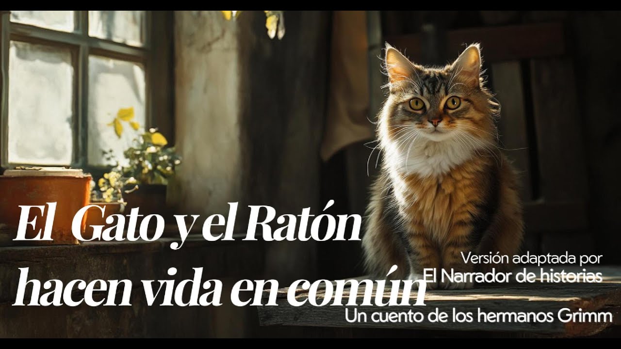 El Gato y El Ratón hacen vida en común - Hermanos Grimm - Animación