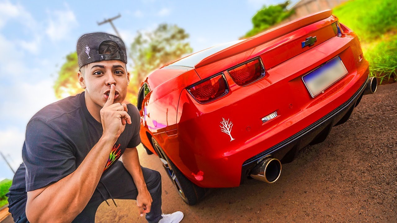 DEIXEI O CAMARO DO MEU PAI SÓ O CANO !