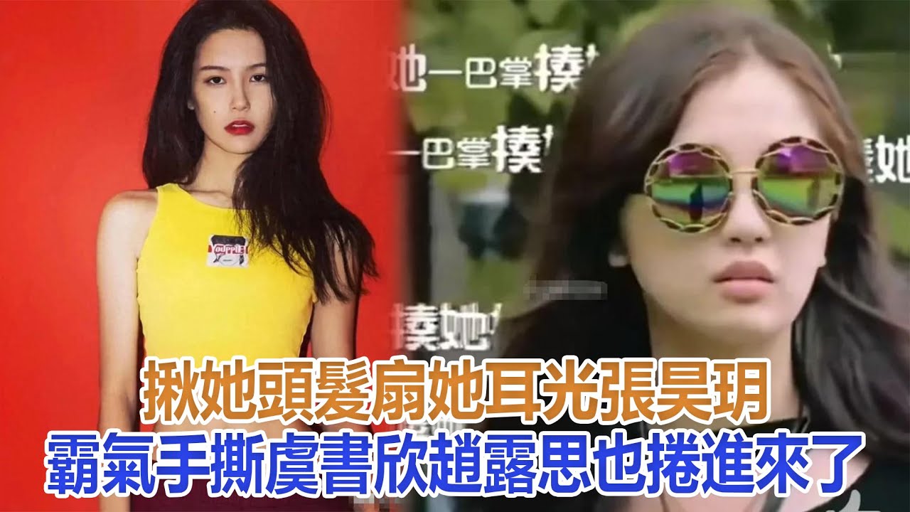 &ldquo;揪她頭髮、扇她耳光&rdquo;張昊玥霸氣手撕虞書欣，趙露思也捲進來了#趙露思#虞書欣