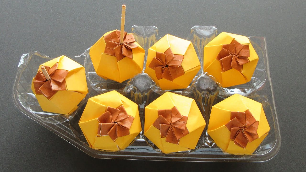 【折り紙】たこ焼き【origami】Octopus balls