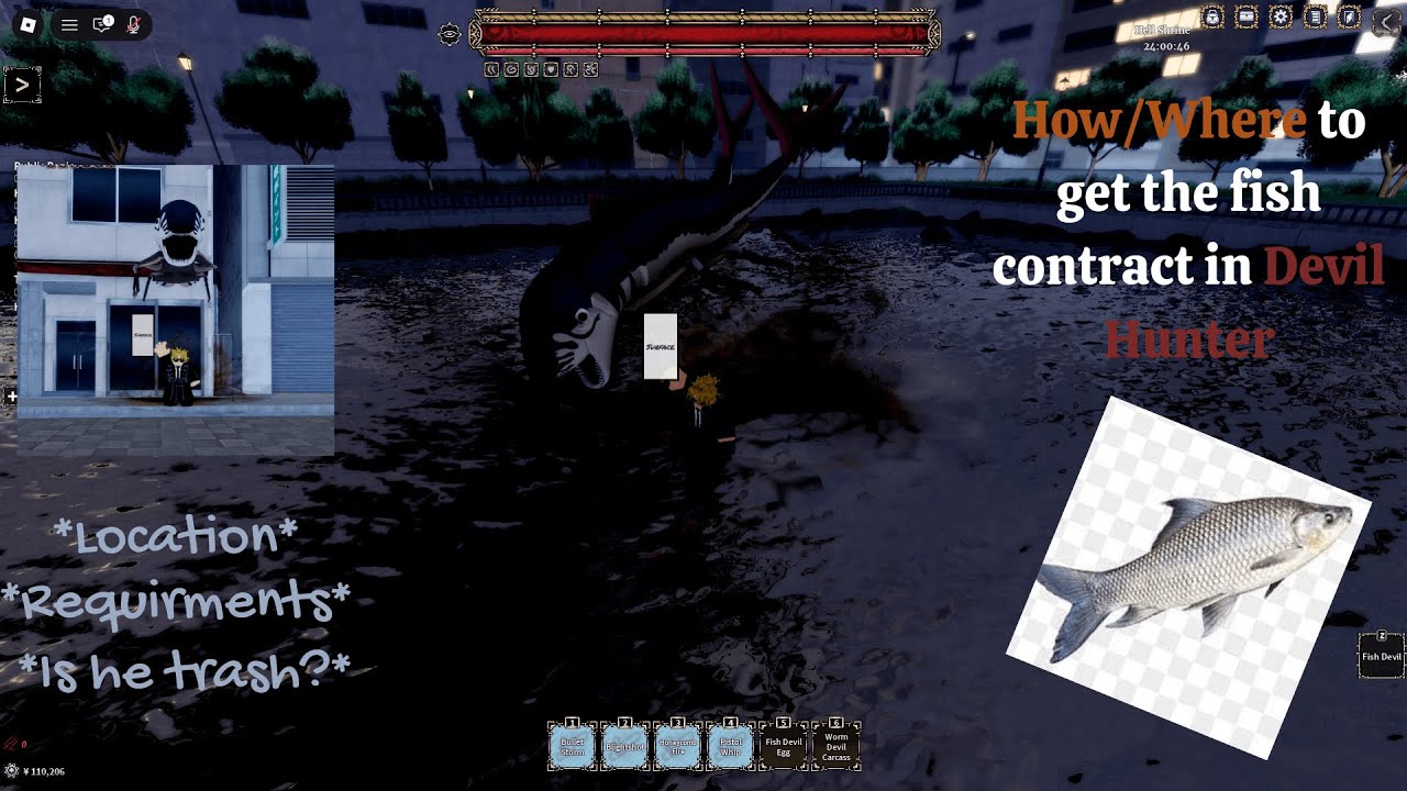Noob Friendly Fish Devil Contract Guide │Devil Hunter