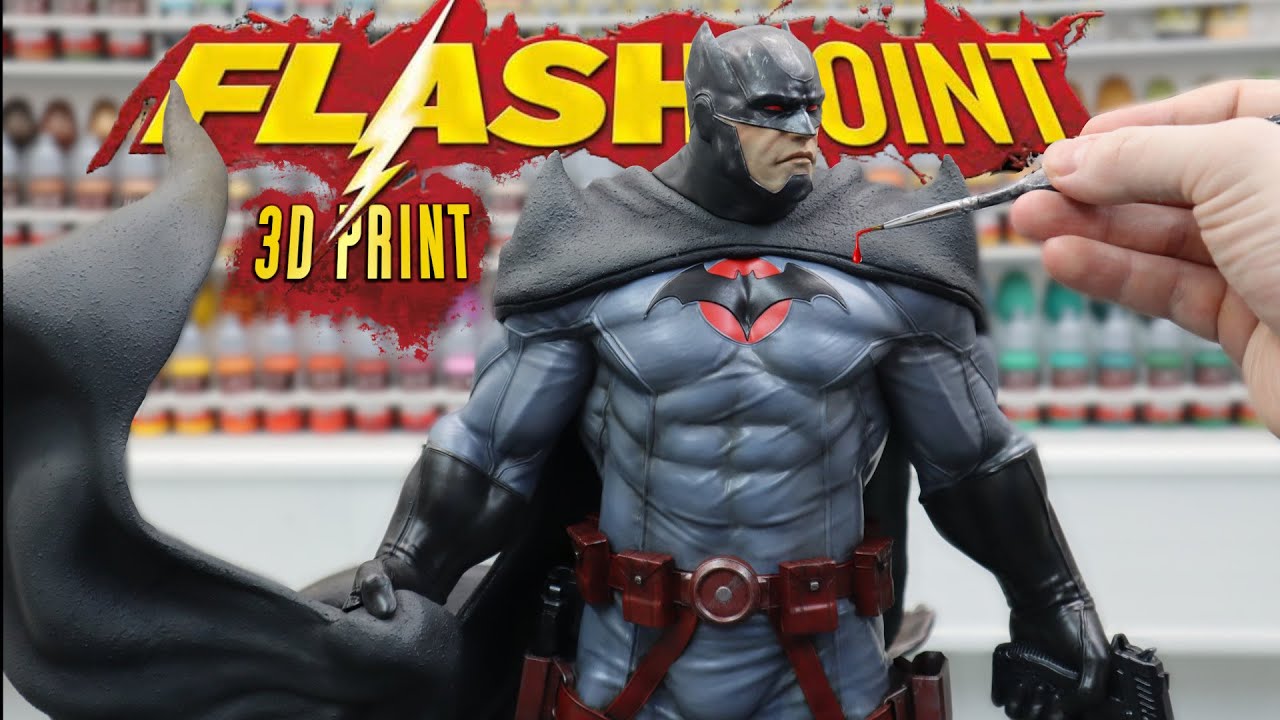 Batman 3D Print: Flashpoint in 1/4 Scale