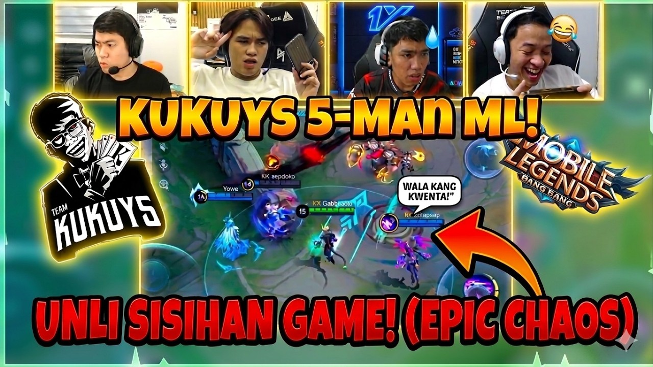 KUKUYS 5 MAN ML | UNLI SISIHAN at UNLI TRASHTALKAN | FT. GABBI, YOWE, SEP, SOLAP, ARJAY
