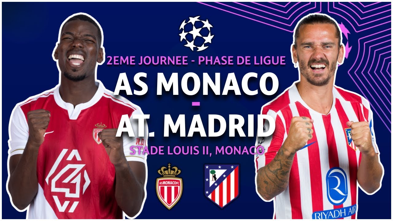 ⚽ MONACO DÉFIE L’ATLÉTICO ! LE ROCHER FACE AU MUR – LIGUE DES CHAMPIONS (J2/2025-26) 🏆