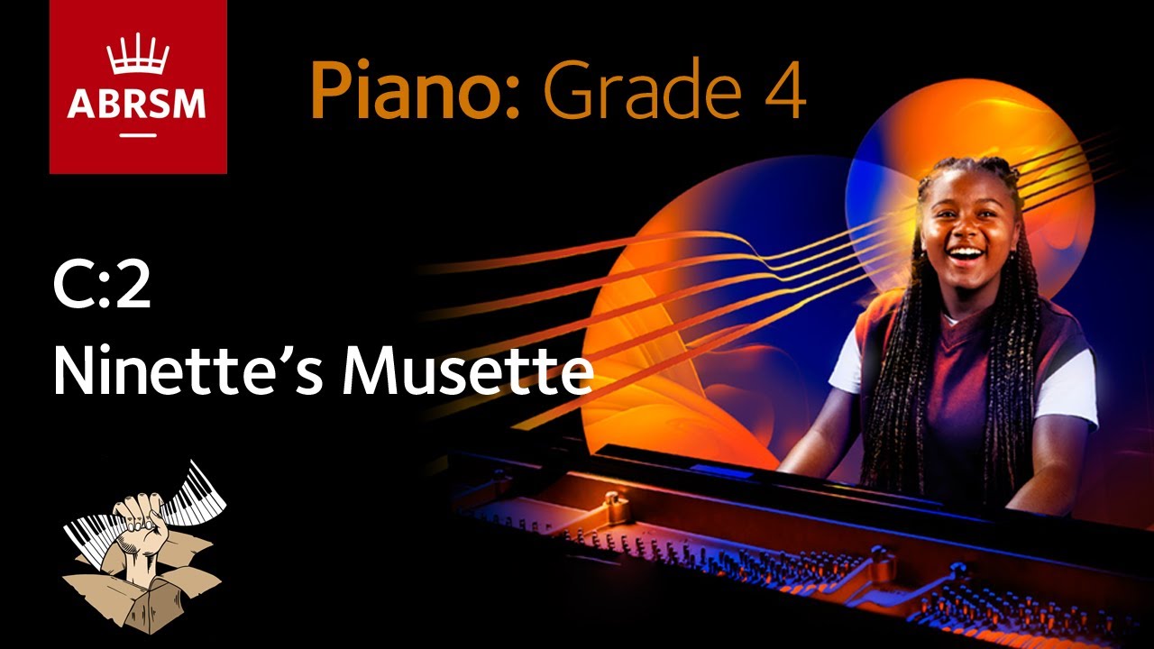 Ninette's Musette / ABRSM Piano Grade 4 2023 & 2024, C:2 / Synthesia Piano tutorial
