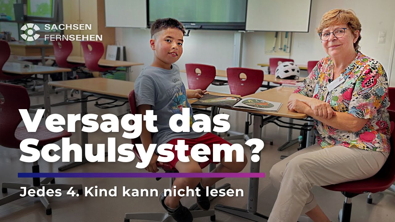 Jedes vierte Kind kann NICHT richtig LESEN – Ehrenamtliche helfen I Sachsen Fernsehen