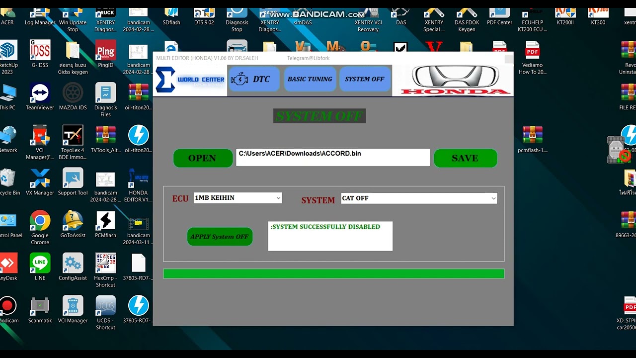 HONDA DTC OFF+IMMO OFF New Update