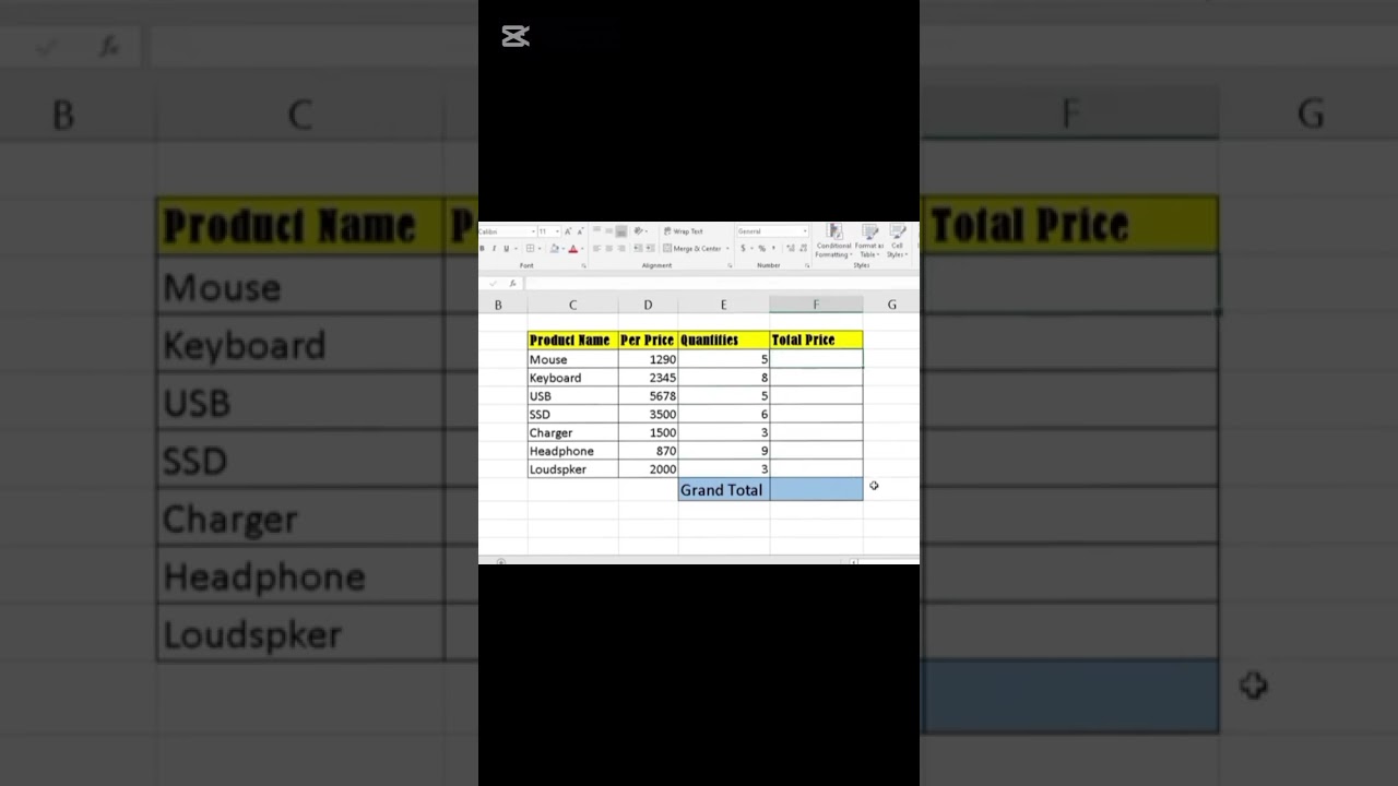 New excel hack formula #exceltips #goviral #shorts