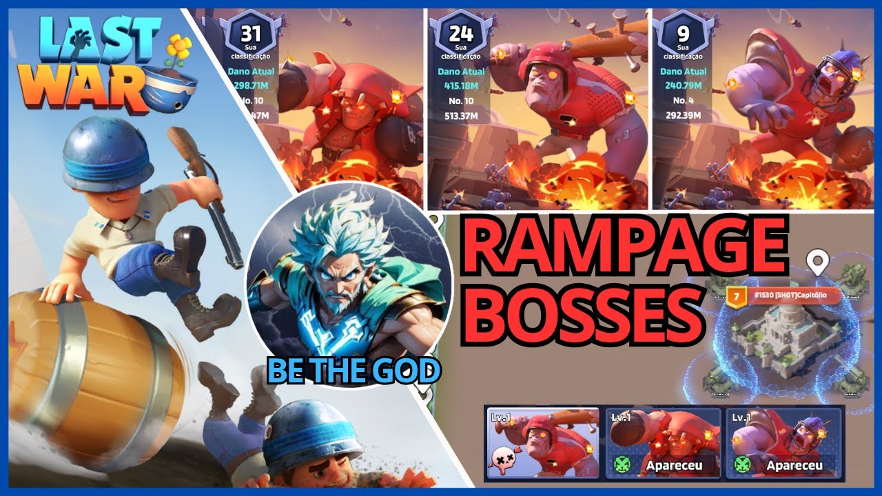 🏆LAST WAR 🏆Rampage Bosses - Chefe Feroz