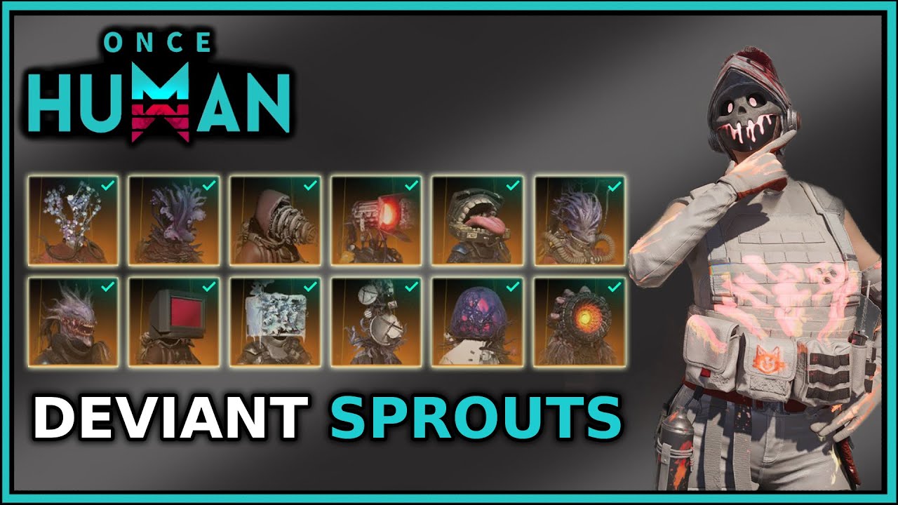 ALL Deviant Sprout Masks & Where to Find Them - Visional Wheel S3 Guide | Once Human Patch 2.3.1