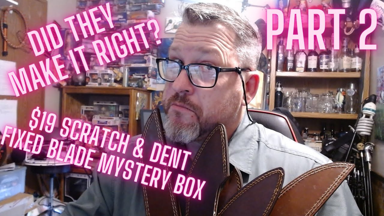 $19 Fixed Blade Mystery Box Part 2  Did True Swords / BudK make it right?