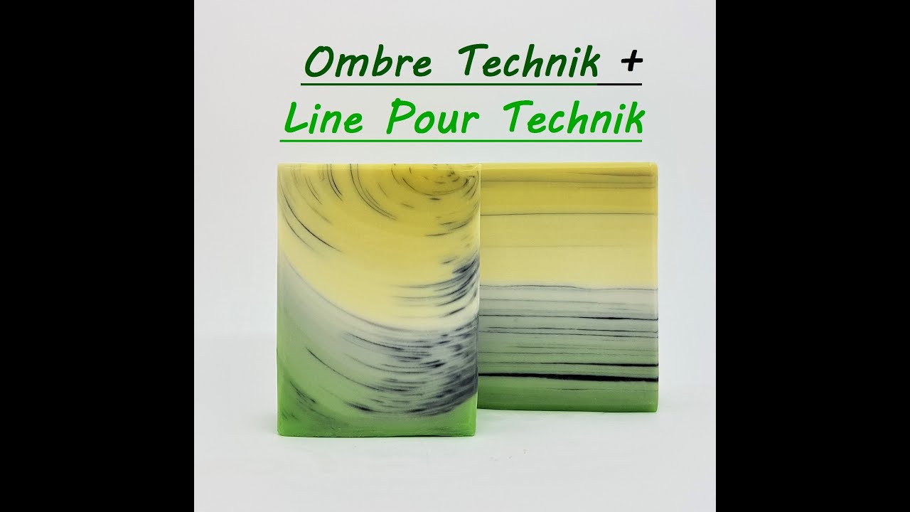 Soap making - Ombre -Line Pour-Technik  -  MTG Seifen Trend