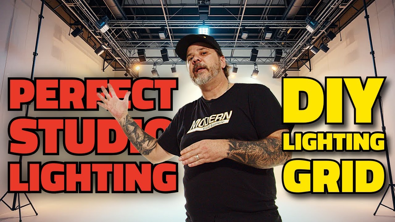 How to Build a DIY Overhead Lighting Grid for Your Studio! 💡🎥 Perfect for Photography & Video