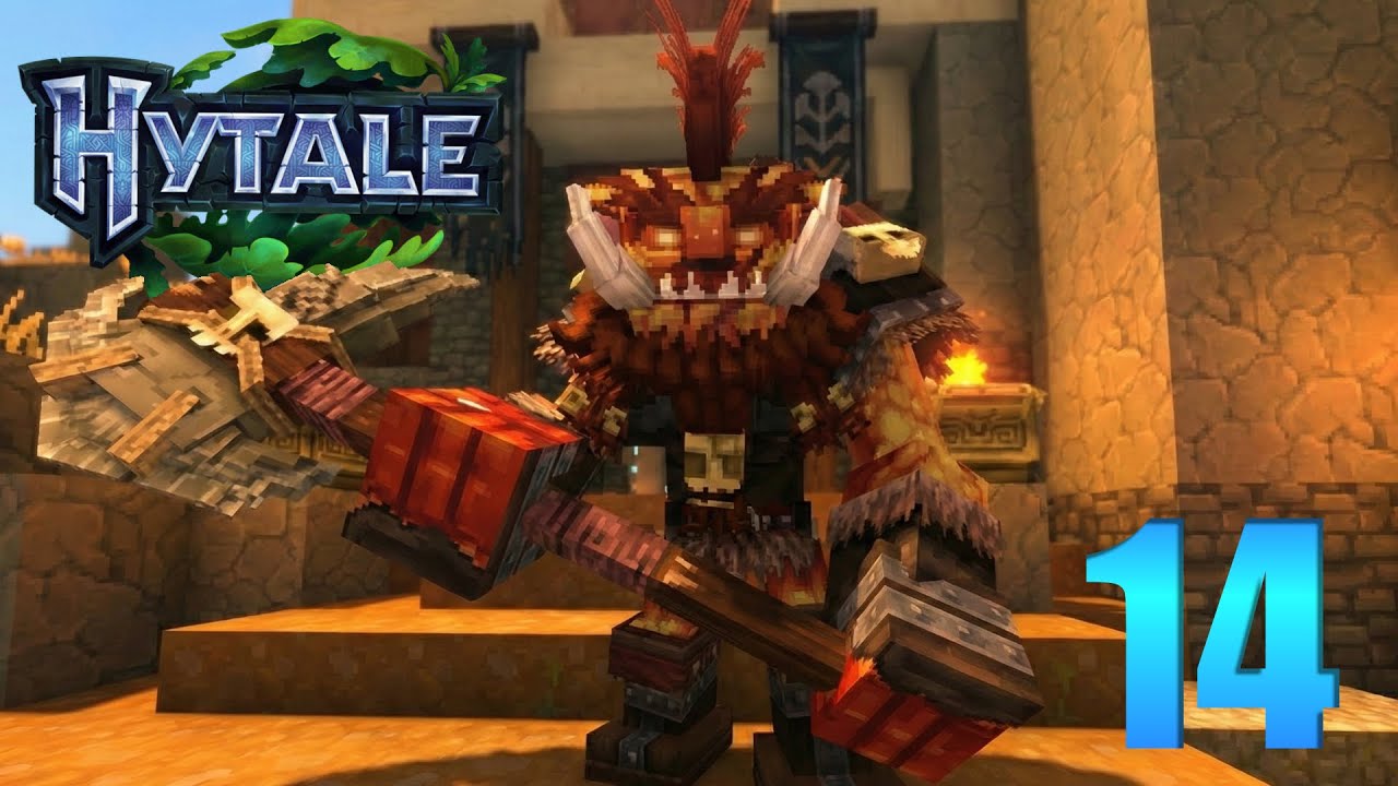 INVADI A FORTALEZA! Encontrei o CHEFE dos Trorks no Hytale #14