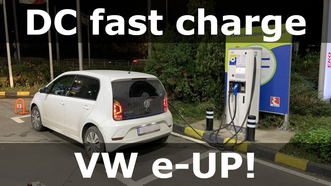 From 7 to 100% fast charging using VW e-UP!