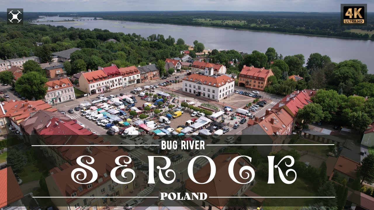 Serock |  Bug River | Poland | Aerial Video | 4k