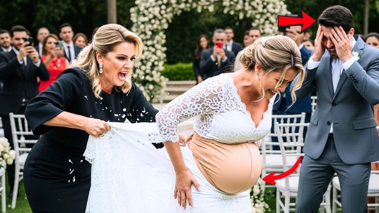 NOIVA RICA HUMILHA mãe na festa, então ela revela gravidez FALSA e reação do noivo CHOCA...