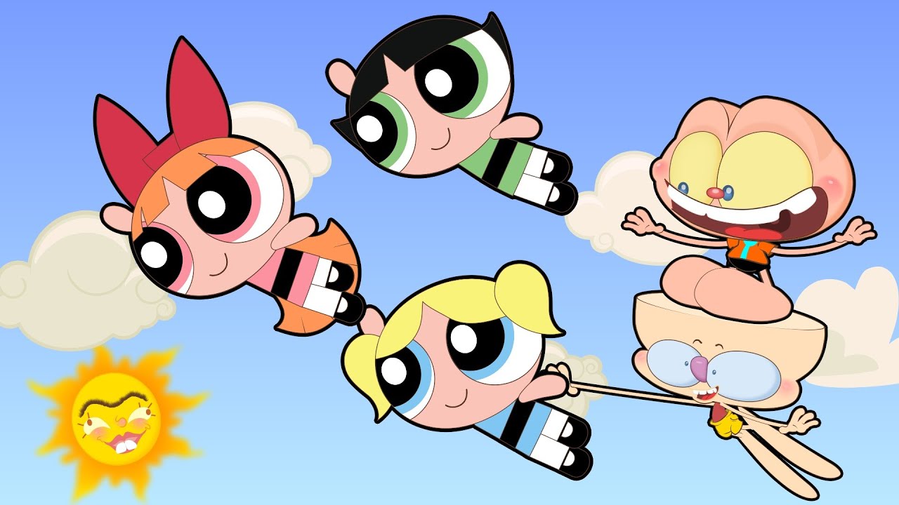 Mongo e Drongo macaqueiam as Meninas Super Poderosas - desenho animado de meninas superpoderosas