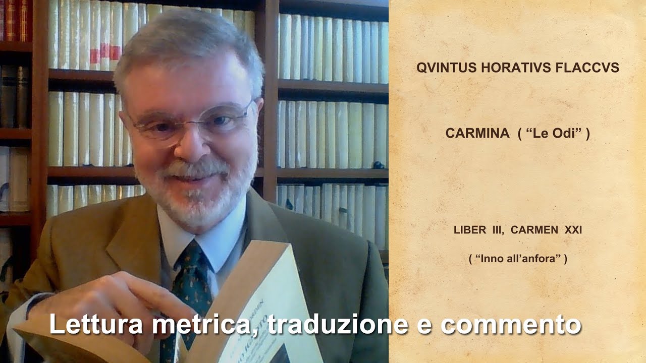 Poesia latina #15: Orazio, Ode 3, 21 (