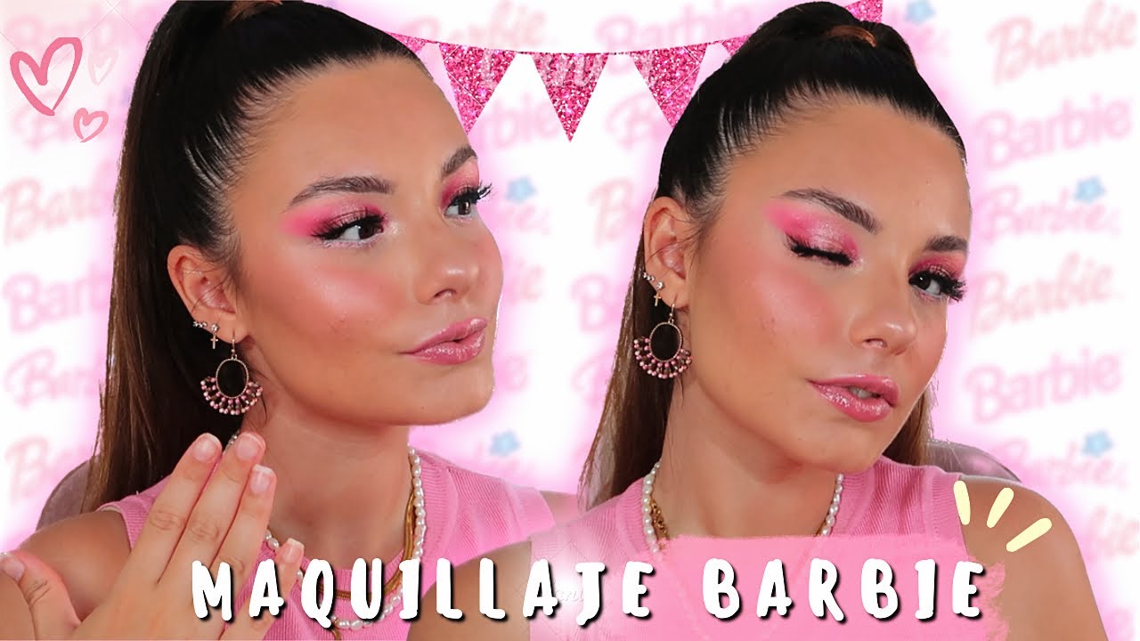 ¡Lo confieso! No me gusta BARBIE 🤯 MAQUILLAJE INSPIRADO en BARBIE 🩷 Todo sea por divertirnos