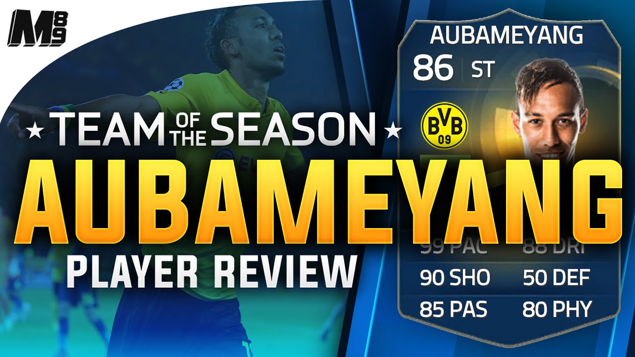 FIFA 15 TOTS AUBAMEYANG REVIEW (86) FIFA 15 Ultimate Team Player Review + In Game Stats