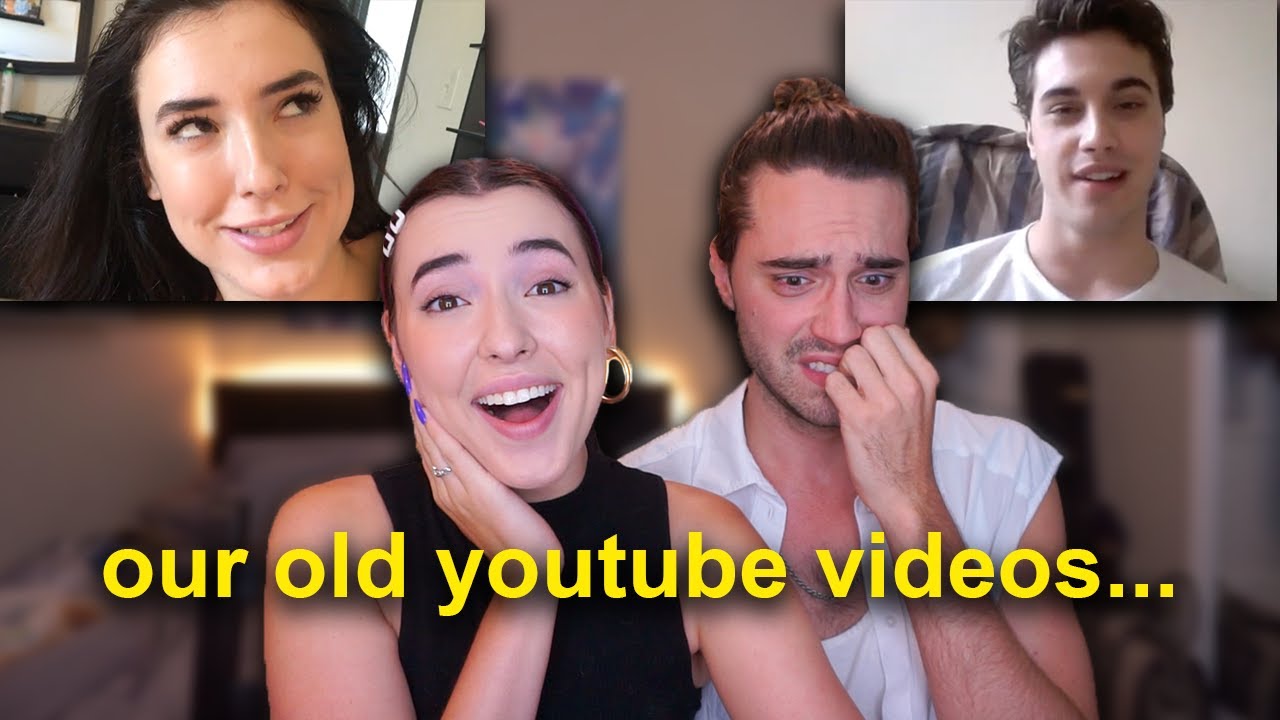 Reacting To Our Old Unseen Youtube Videos!